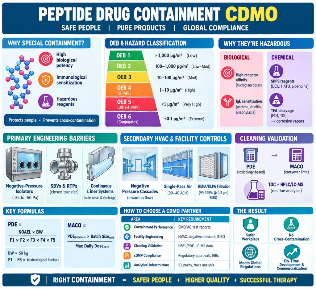 Peptide Drug Containment CDMO