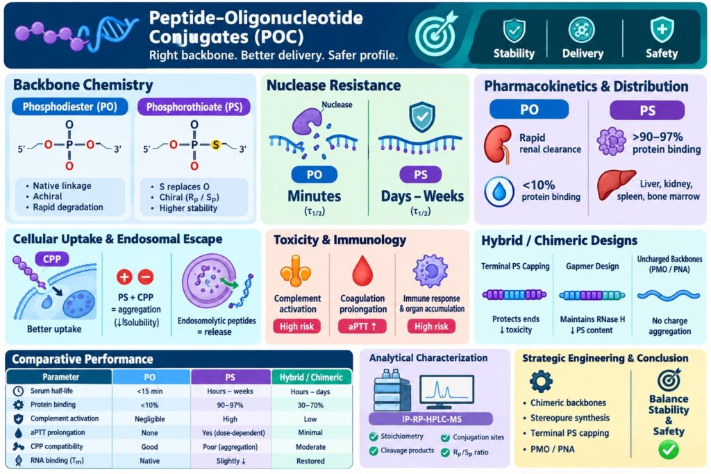 Phosphorothioate vs Phosphodiester Backbone