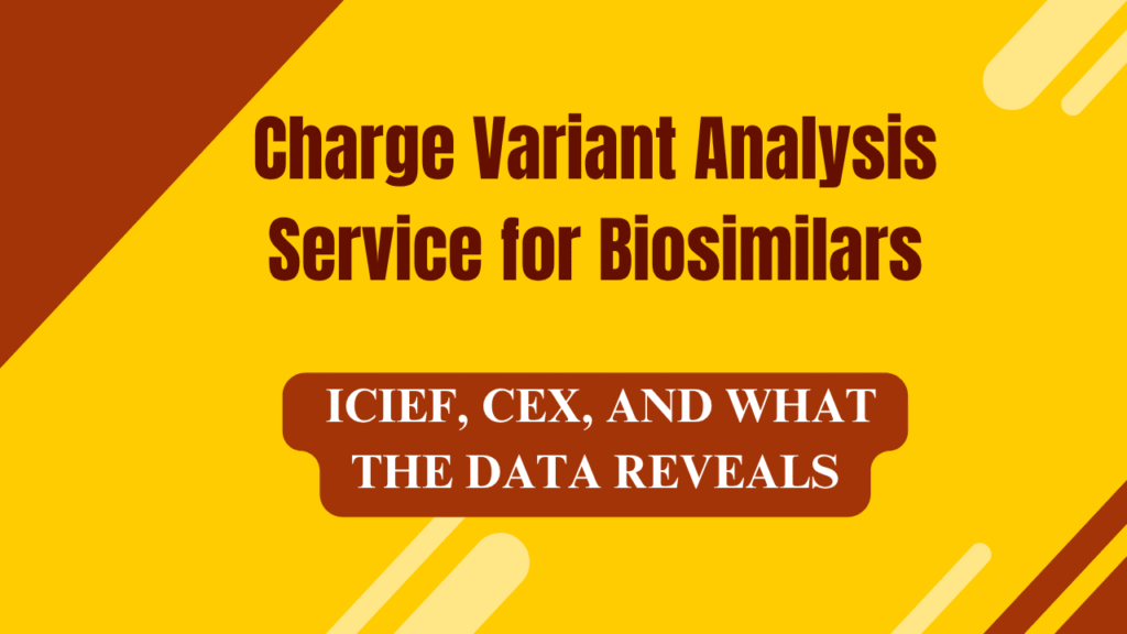 Charge Variant Analysis Service for Biosimilars