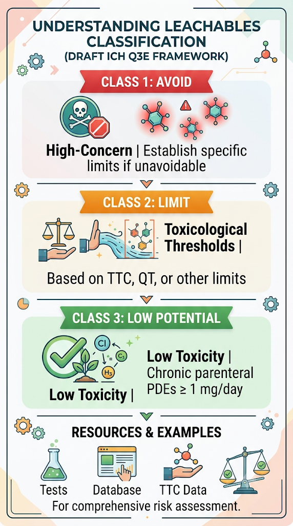 What Are Class 1, Class 2 and Class 3 Leachables?