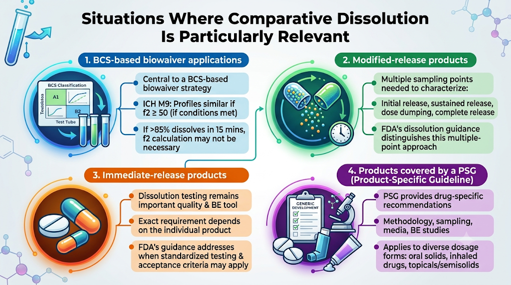 Situations Where Comparative Dissolution Is Particularly Relevant