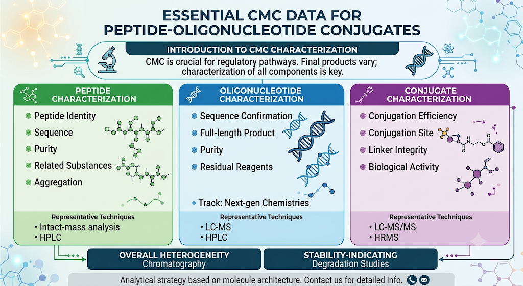 What CMC Data Are Important for Peptide-Oligonucleotide Conjugates?