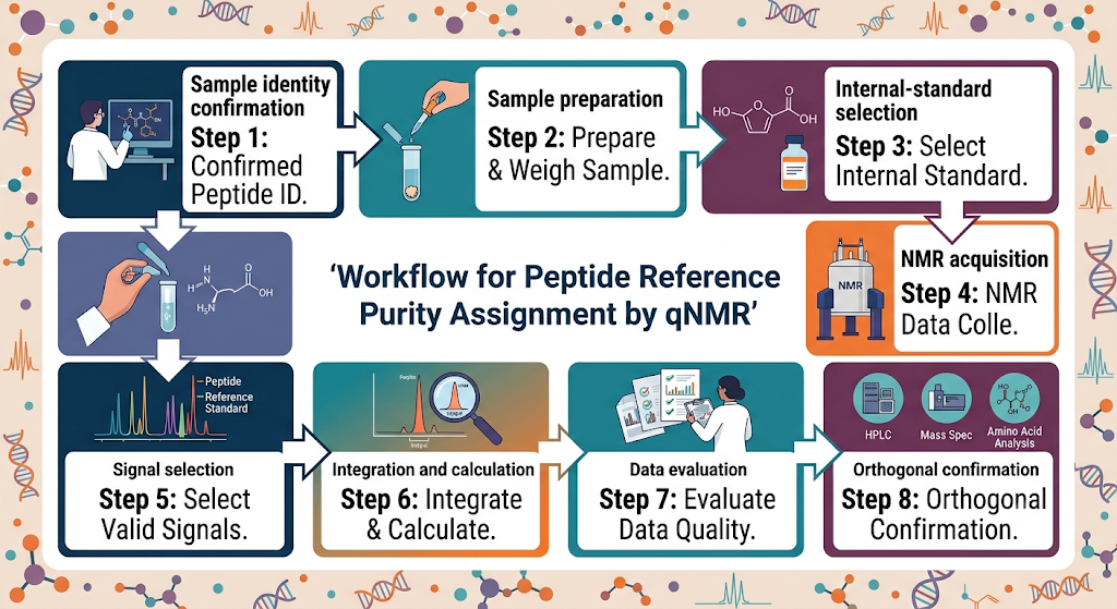 How Is qNMR Used for Peptide Purity Assignment?
