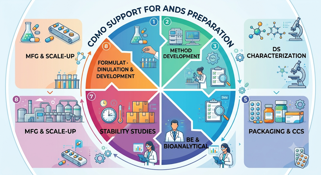 How CDMOs Support ANDS Preparation