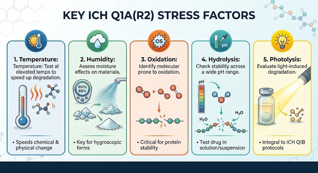 ICH Q1A(R2) Requirements for Stress Testing