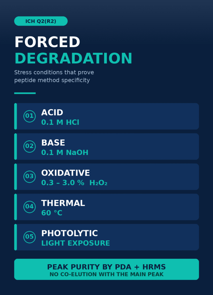 Specificity, Selectivity, and Resolution of Peptide Impurities