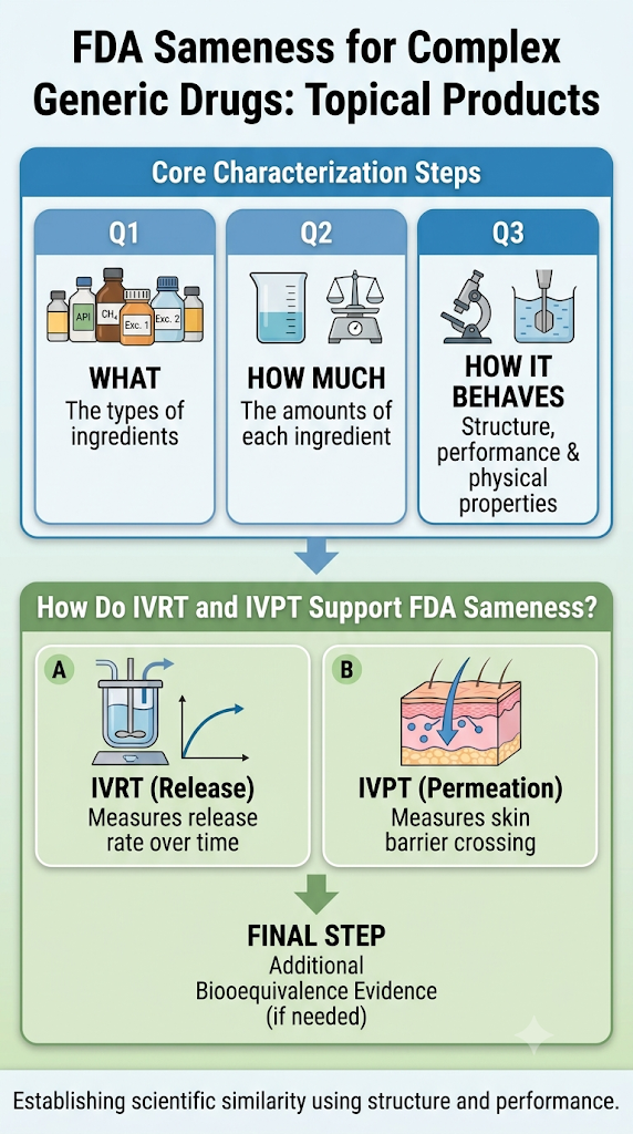 FDA Sameness for Complex Generic Drugs: Topical Products