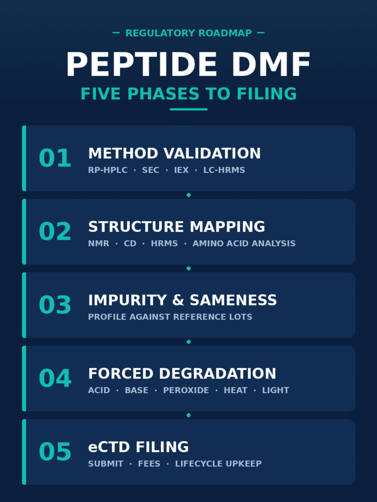 Strategic Workflow for Peptide Drug Master File (DMF) Preparation and Filing Support