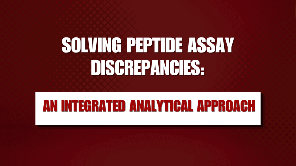 Case Study: Resolving a Peptide Assay Discrepancy Using Amino Acid Analysis and Counter-Ion Testing