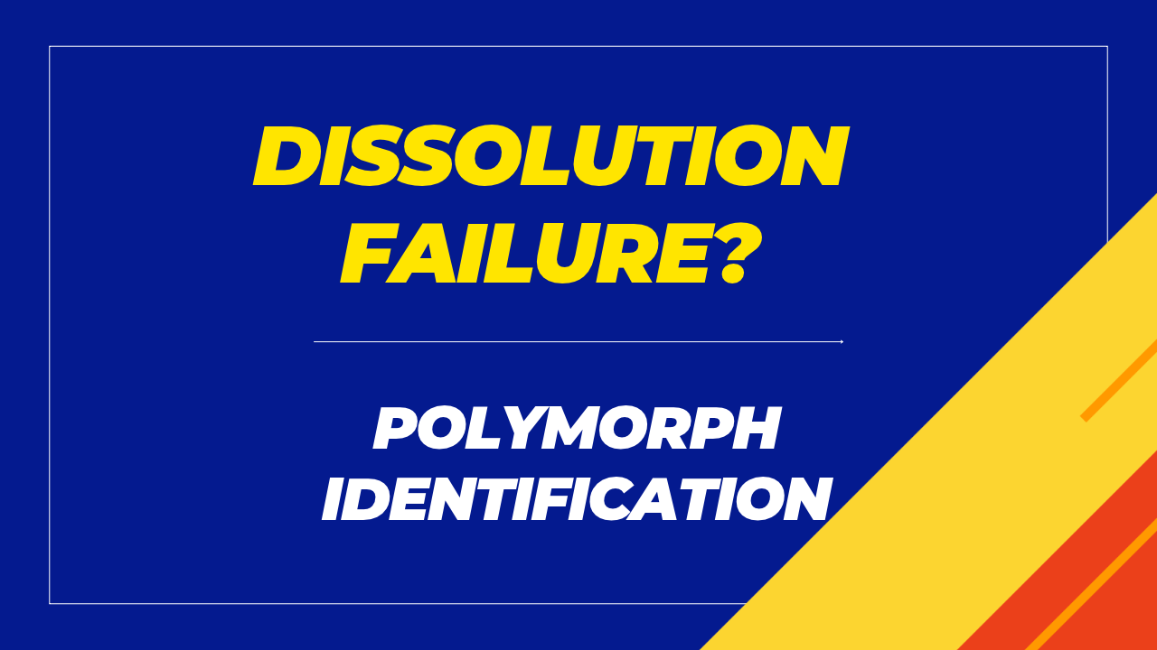 Polymorph Identification Case Study CDMO
