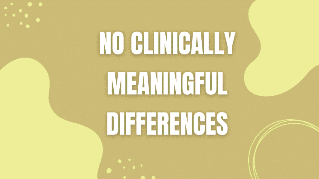 No Clinically Meaningful Differences Biosimilar