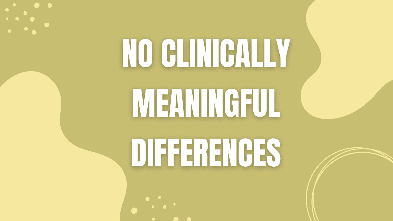 No Clinically Meaningful Differences Biosimilar
