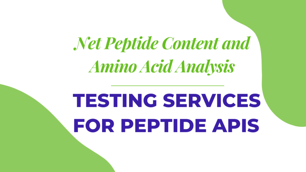 Net Peptide Content and Amino Acid Analysis