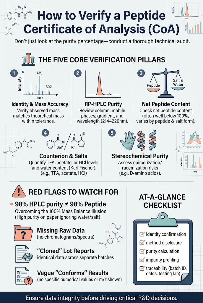 How Do You Verify a Peptide Certificate of Analysis (CoA)?
