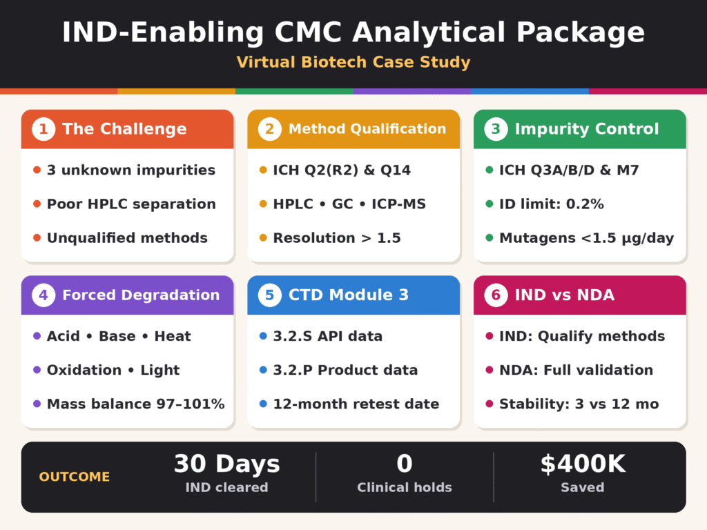 Building an IND-Enabling CMC Analytical Package