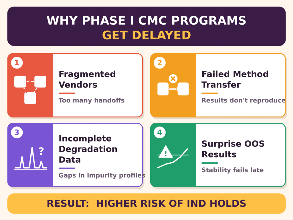 Root Causes of Delays in Early-Stage CMC and Analytical Development