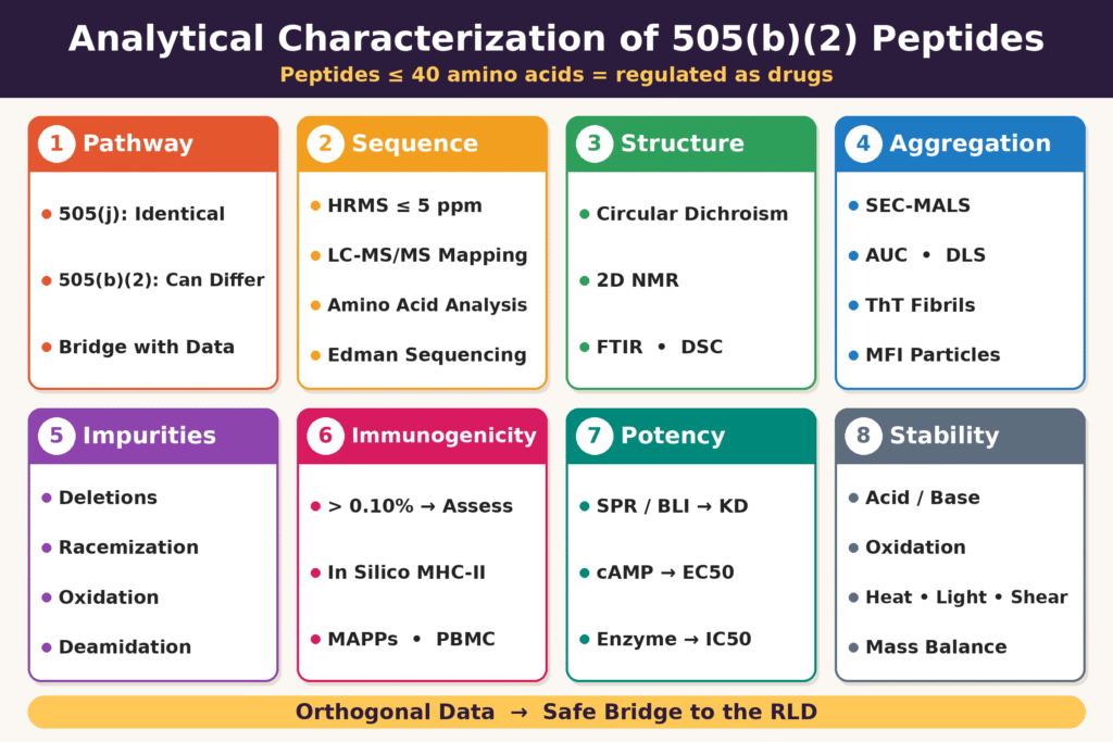 Analytical Characterization for 505(b)(2) Peptide Products