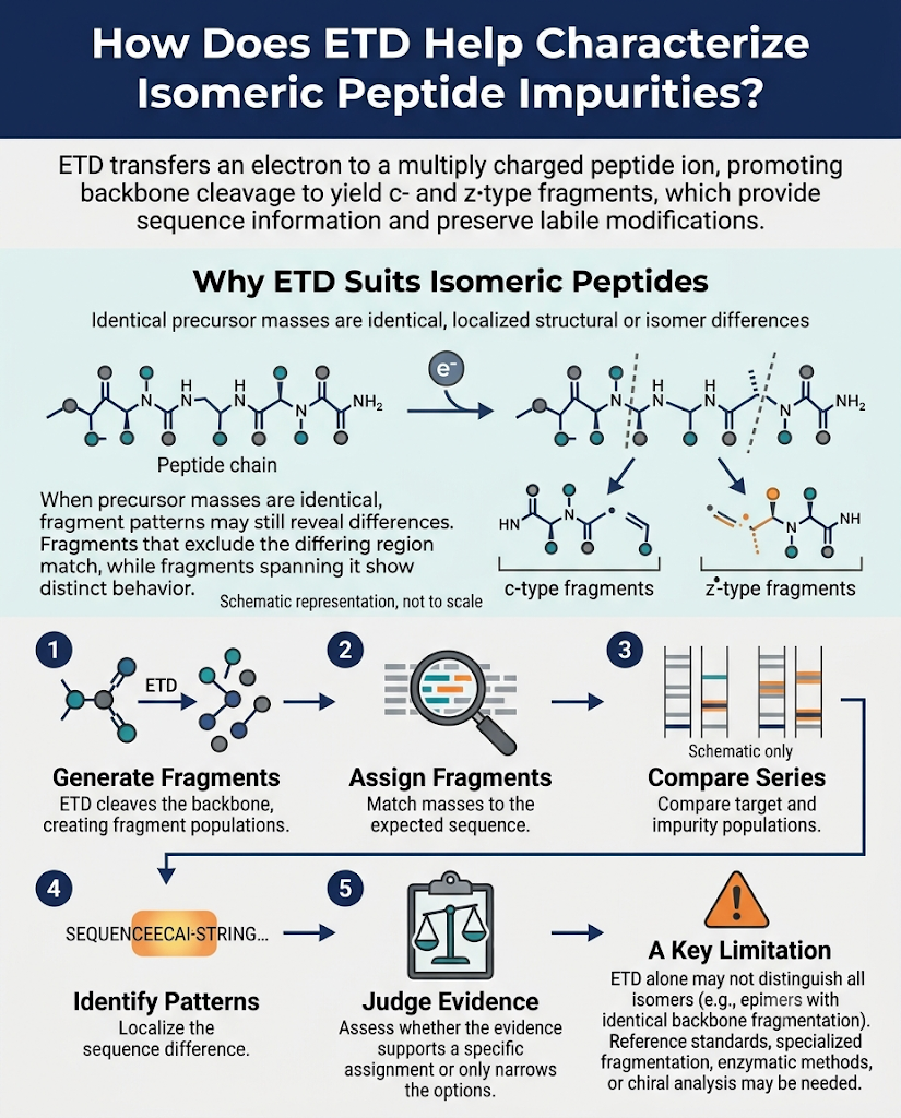 How Does ETD Help Characterize Isomeric Peptide Impurities?