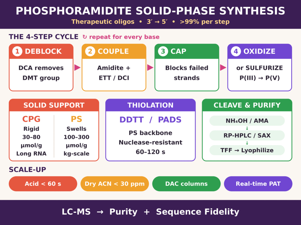 Phosphoramidite Solid-Phase Synthesis