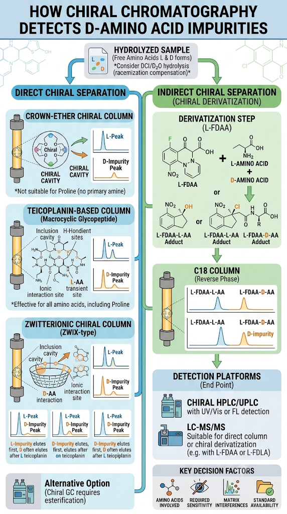 How Can Chiral Chromatography Detect D-Amino Acid Impurities?