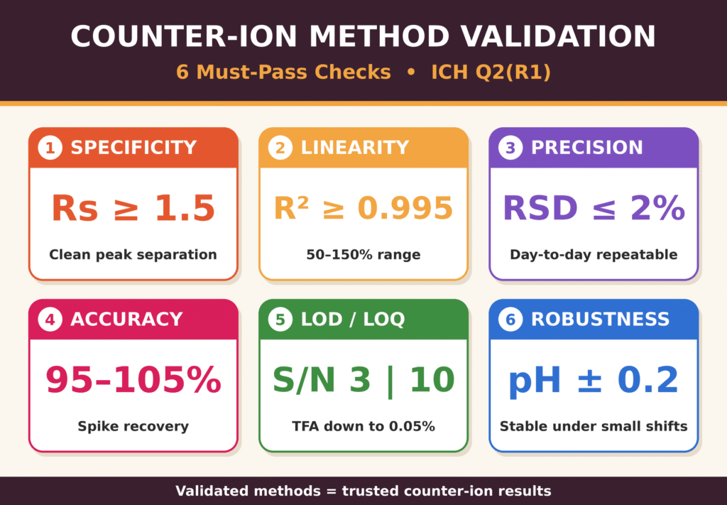 Method Validation Requirements Under ICH Q2(R1) Guidelines