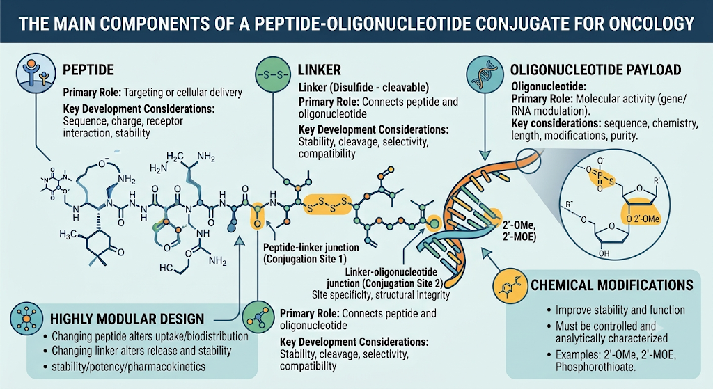What Are the Main Components of an Oncology Conjugate?