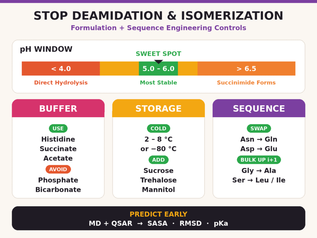 Formulation Design and Sequence Engineering Controls