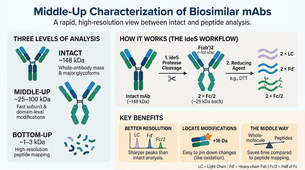 What Is Middle-Up Characterization of Biosimilar mAbs?