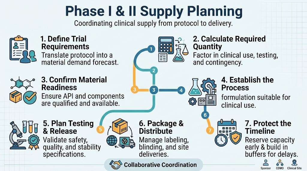 What Are the Key Steps in Phase I and II Supply Planning?