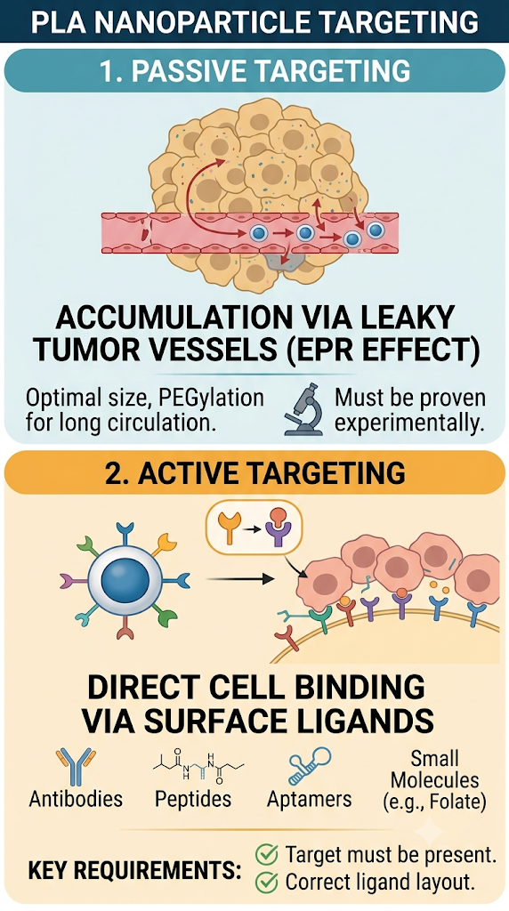 How Can PLA Nanoparticles Target Solid Tumours?