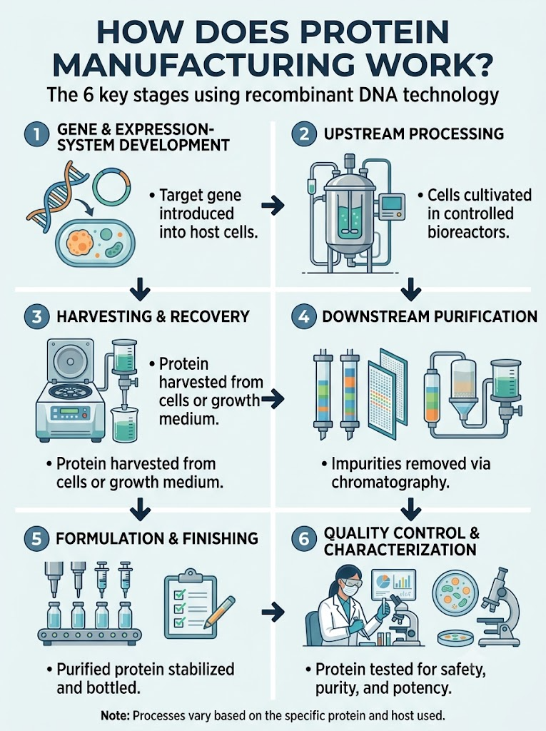 How Does Protein Manufacturing Work?