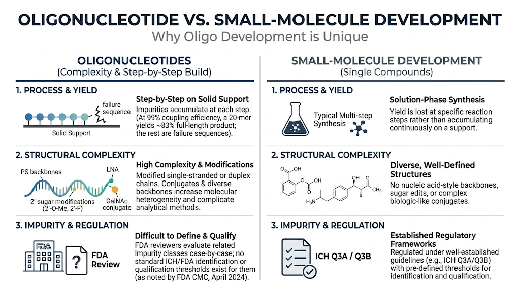 What Makes Oligonucleotide CDMO Services Different from Small-Molecule Development?